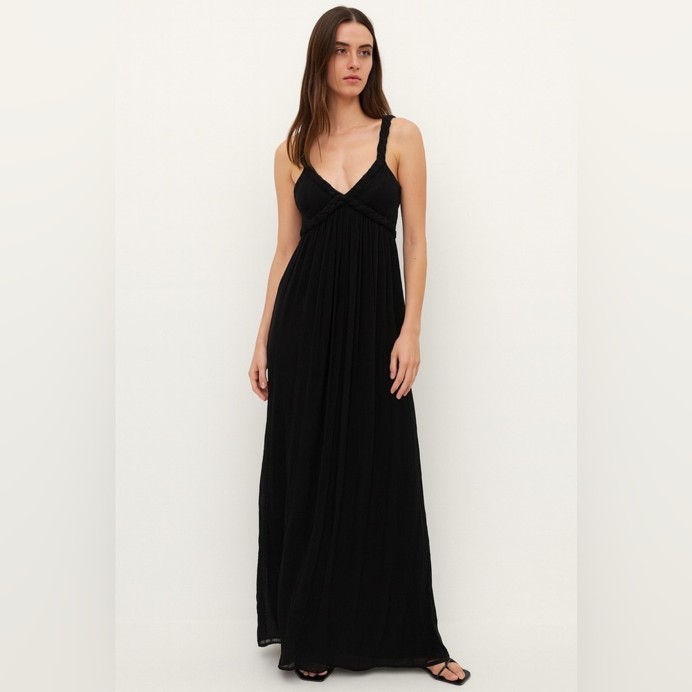 MNG Suit Braided Grecian Maxi Dress Gown